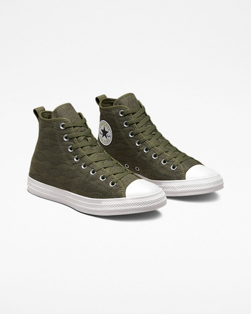 Converse Chuck Taylor All Star Matelassé Vert | OK3670814