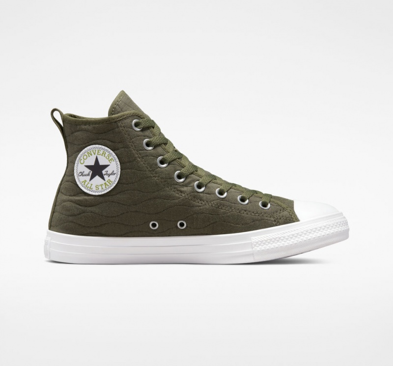 Converse Chuck Taylor All Star Matelassé Vert | OK3670814