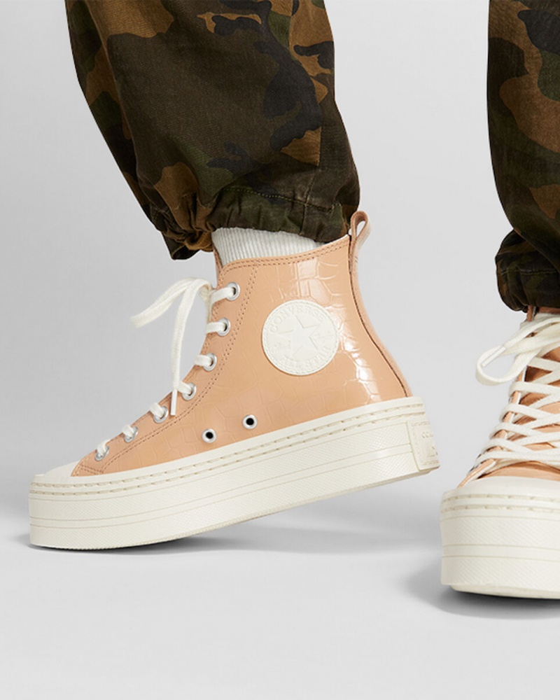 Converse Chuck Taylor All Star Modern Lift Plateforme Embossed Epic Dune / Epic Dune / Egret | OI0128935