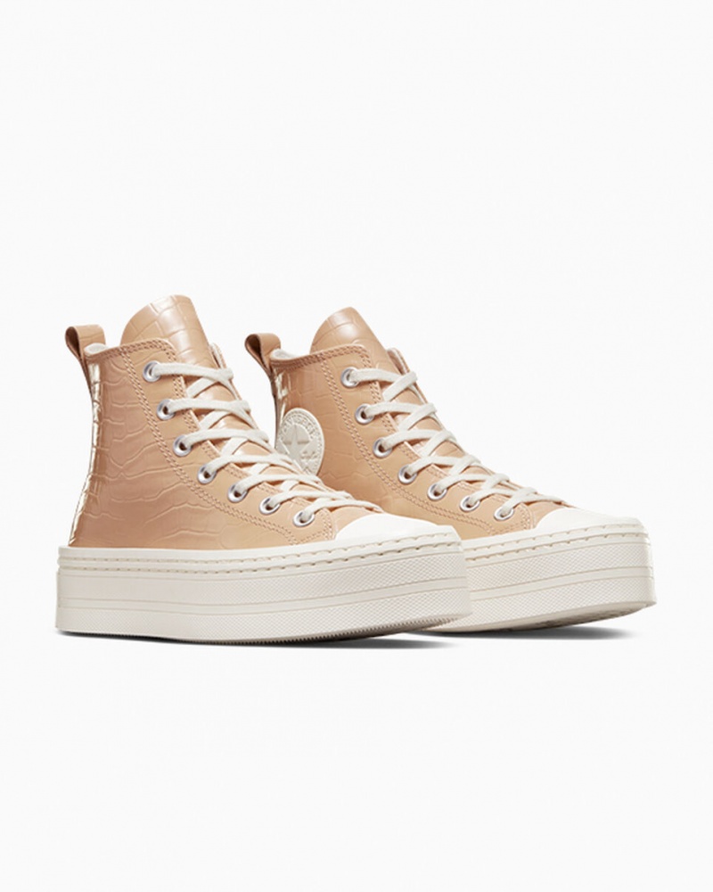 Converse Chuck Taylor All Star Modern Lift Plateforme Embossed Epic Dune / Epic Dune / Egret | OI0128935