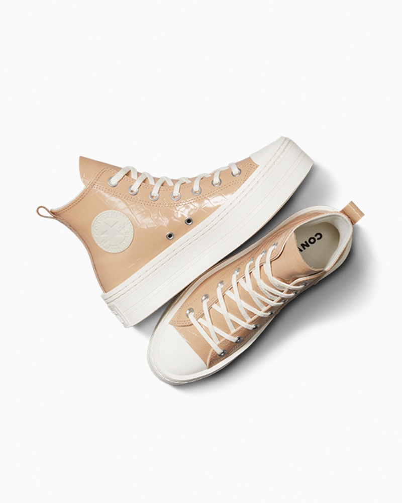 Converse Chuck Taylor All Star Modern Lift Plateforme Embossed Epic Dune / Epic Dune / Egret | OI0128935