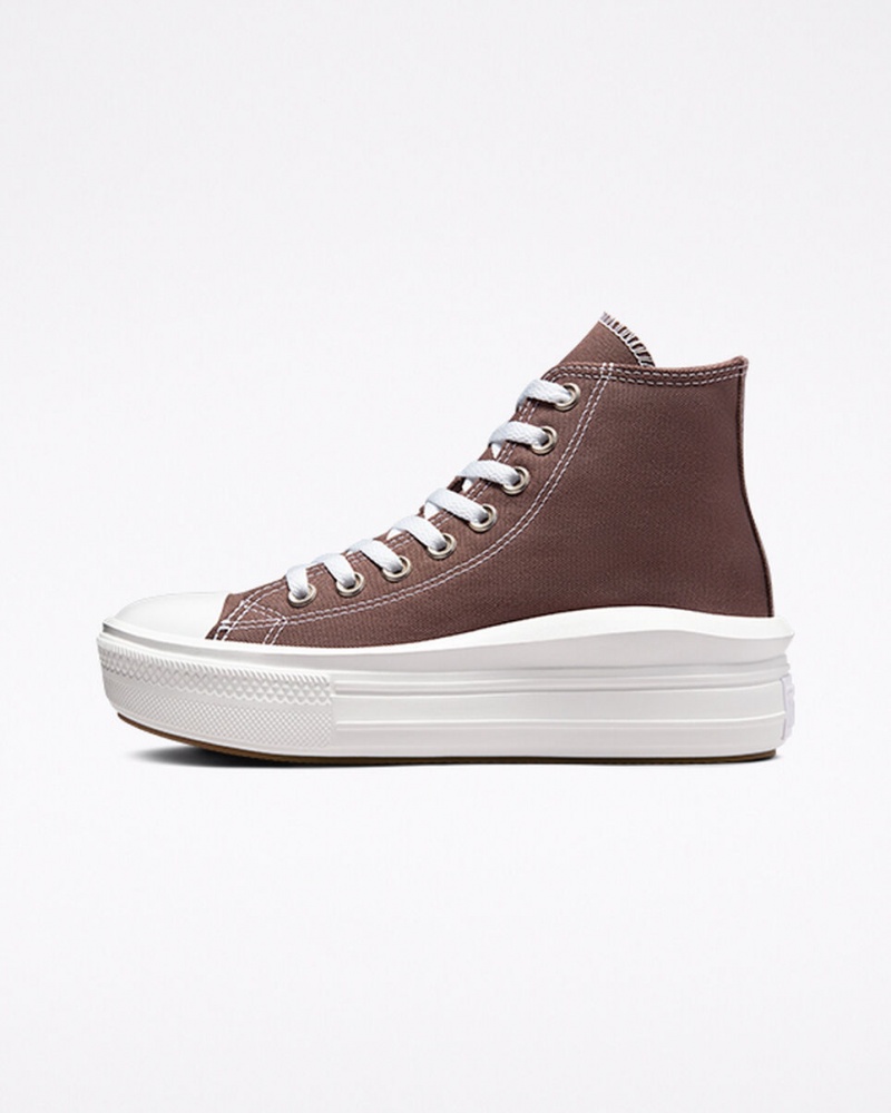 Converse Chuck Taylor All Star Move Plateforme Blanche | QJ1528067