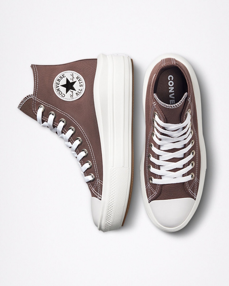 Converse Chuck Taylor All Star Move Plateforme Blanche | QJ1528067