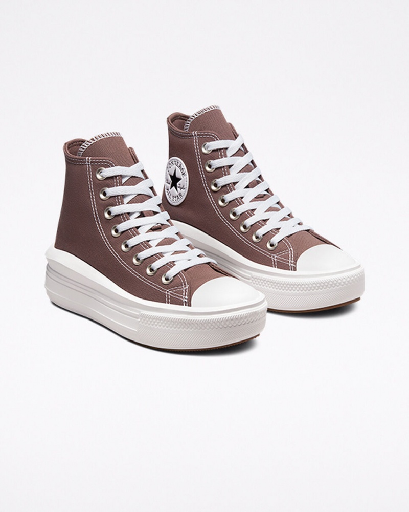 Converse Chuck Taylor All Star Move Plateforme Blanche | QJ1528067