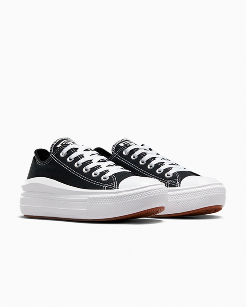 Converse Chuck Taylor All Star Move Plateforme Noir Blanche Blanche | SZ4896710