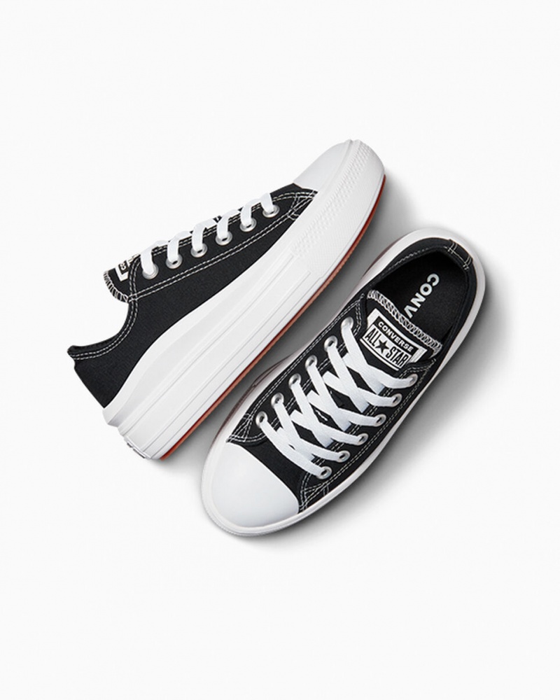 Converse Chuck Taylor All Star Move Plateforme Noir Blanche Blanche | SZ4896710