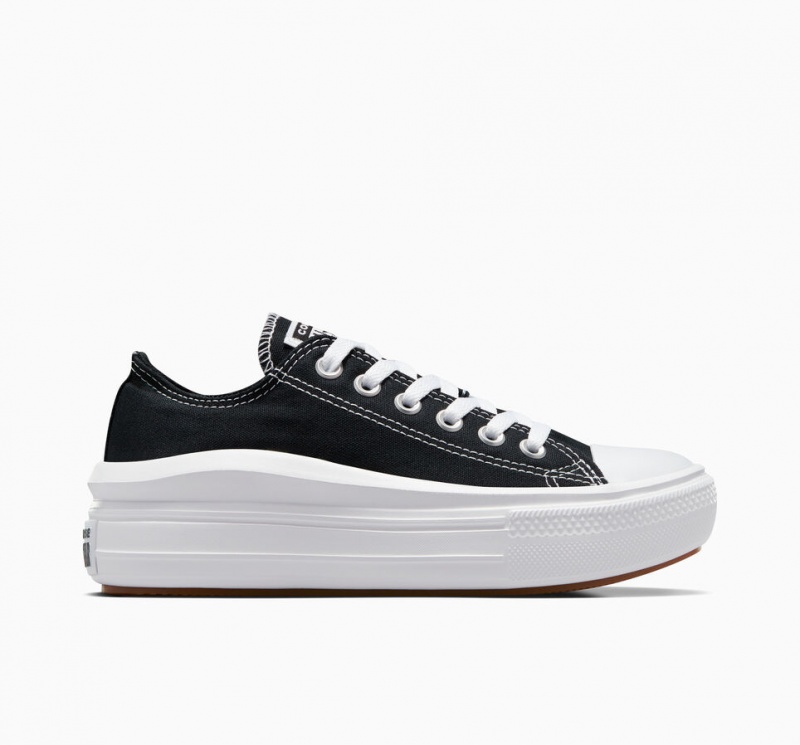 Converse Chuck Taylor All Star Move Plateforme Noir Blanche Blanche | SZ4896710