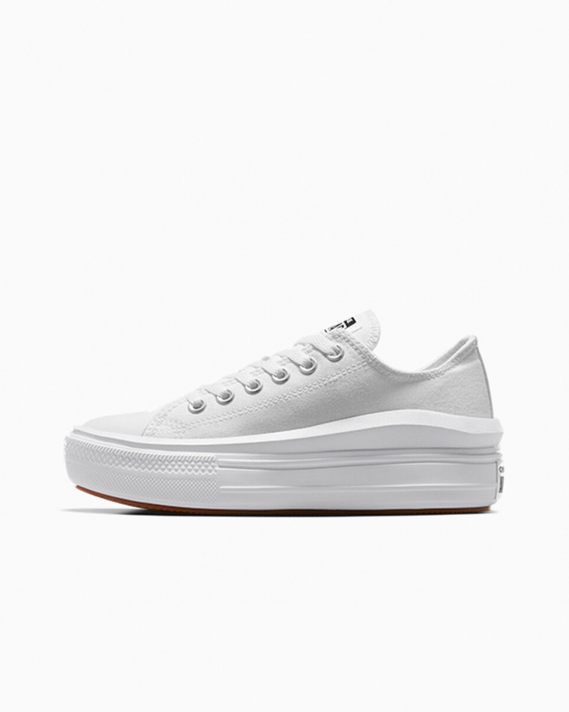 Converse Chuck Taylor All Star Move Plateforme Blanche Blanche Blanche | WZ7852139