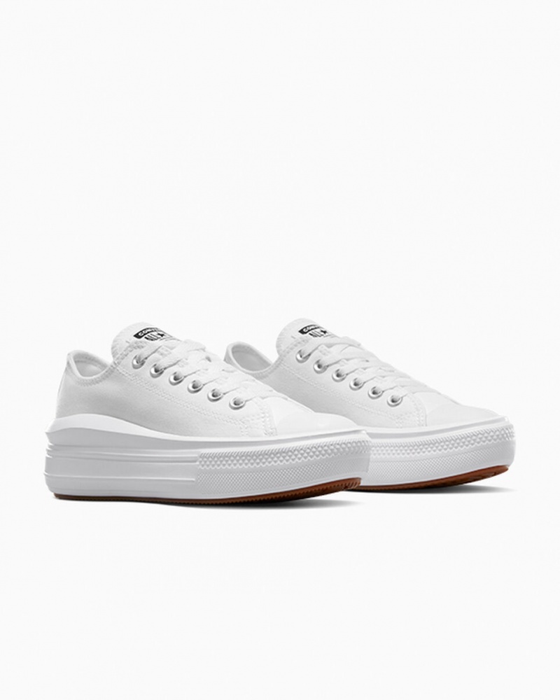 Converse Chuck Taylor All Star Move Plateforme Blanche Blanche Blanche | WZ7852139