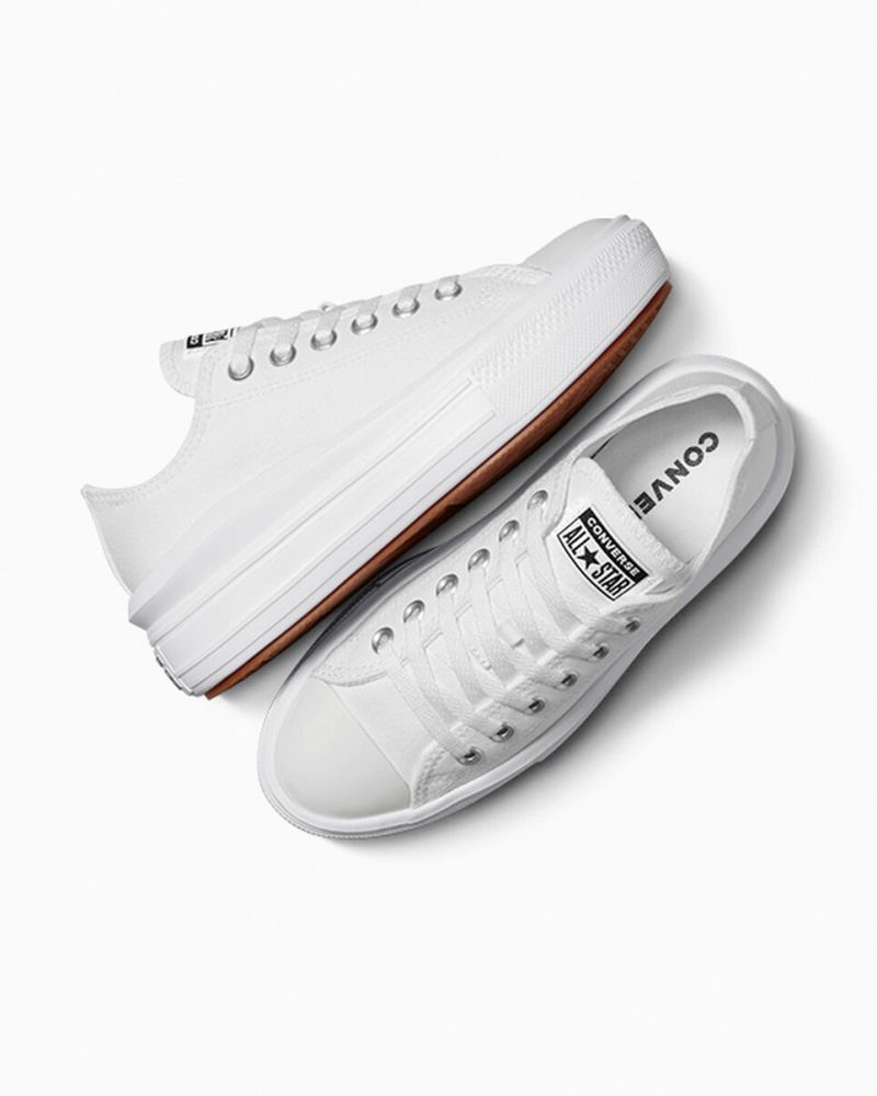 Converse Chuck Taylor All Star Move Plateforme Blanche Blanche Blanche | WZ7852139