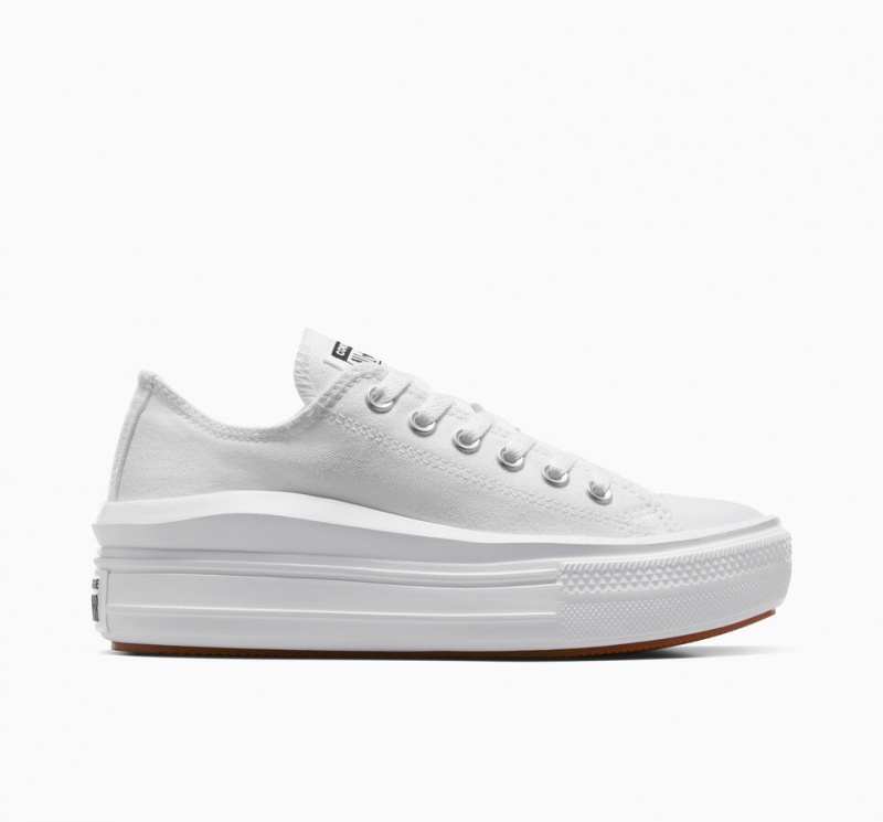 Converse Chuck Taylor All Star Move Plateforme Blanche Blanche Blanche | WZ7852139