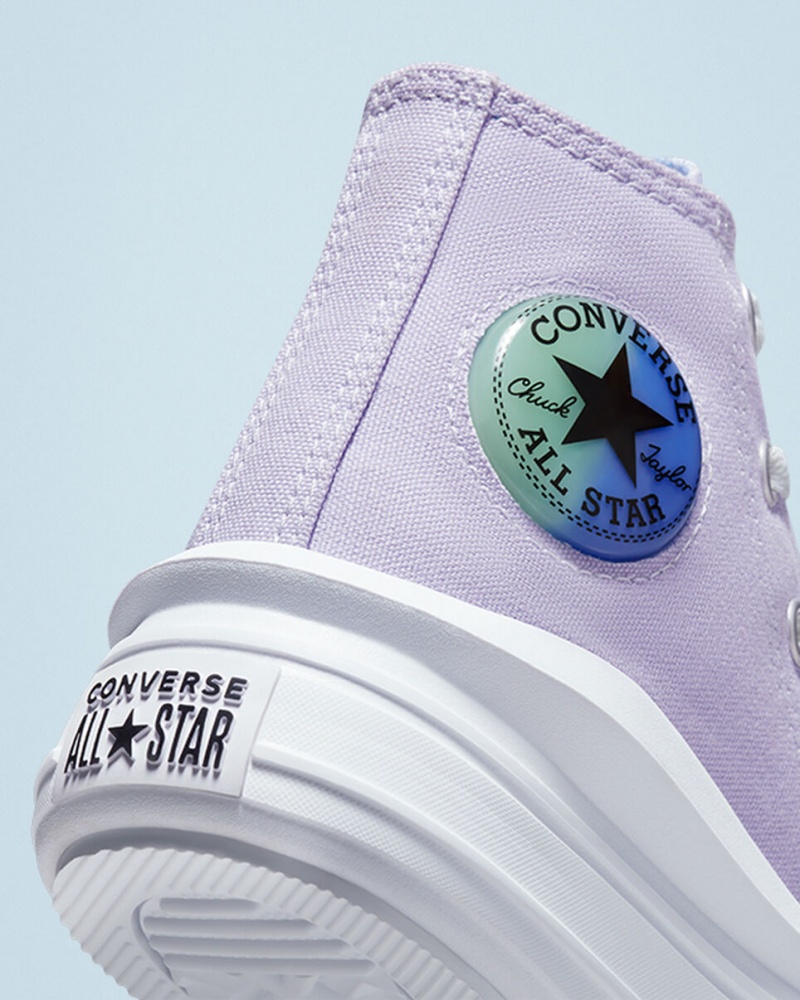 Converse Chuck Taylor All Star Move Plateforme Gel Patch Bleu Royal | VJ2857041