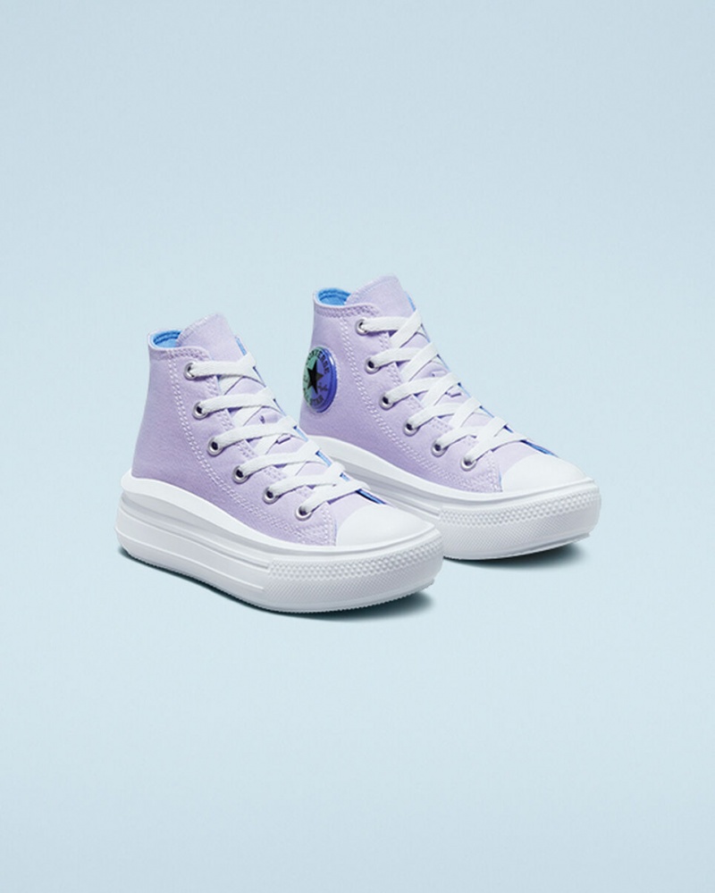 Converse Chuck Taylor All Star Move Plateforme Gel Patch Bleu Royal | VJ2857041