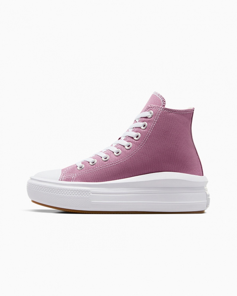 Converse Chuck Taylor All Star Move Plateforme Seasonal Color Blanche Noir | WL3582469