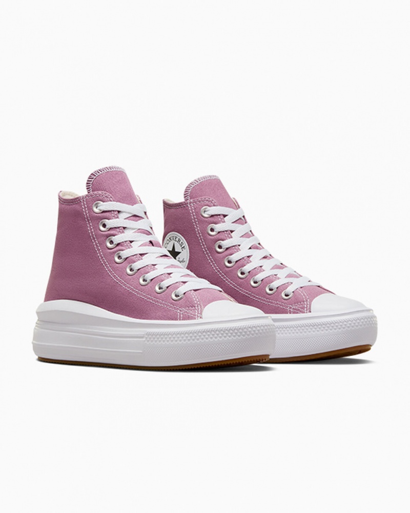 Converse Chuck Taylor All Star Move Plateforme Seasonal Color Blanche Noir | WL3582469