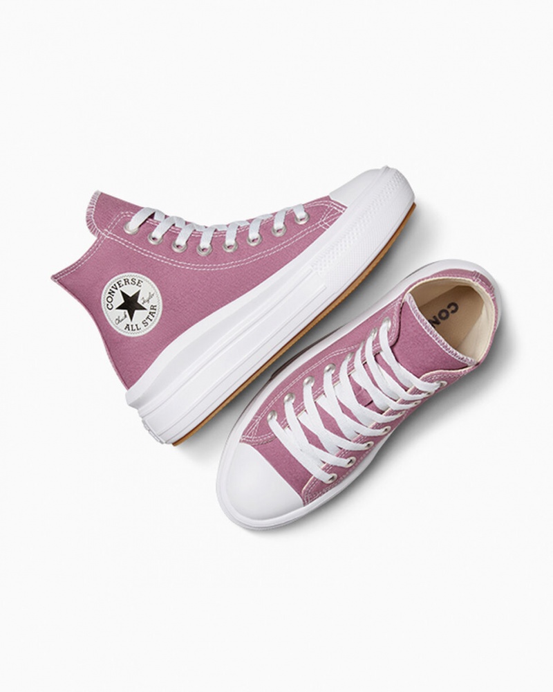 Converse Chuck Taylor All Star Move Plateforme Seasonal Color Blanche Noir | WL3582469