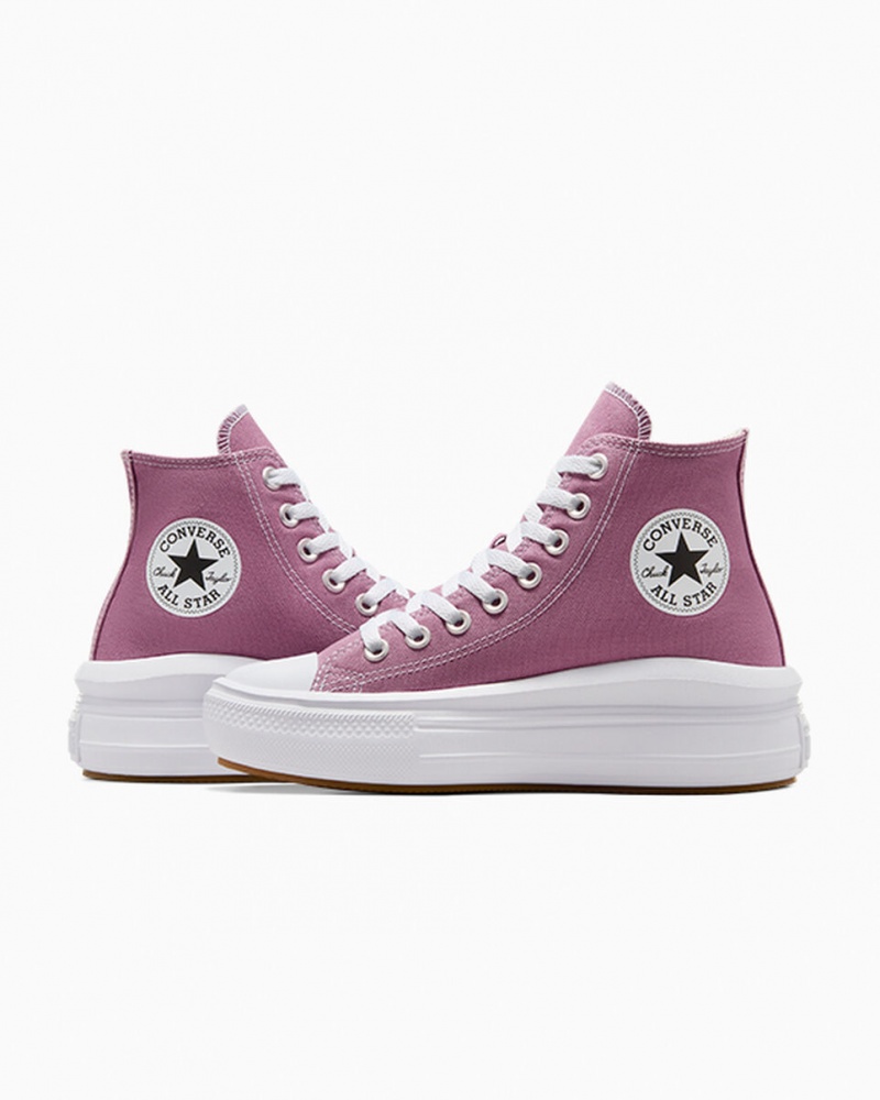 Converse Chuck Taylor All Star Move Plateforme Seasonal Color Blanche Noir | WL3582469