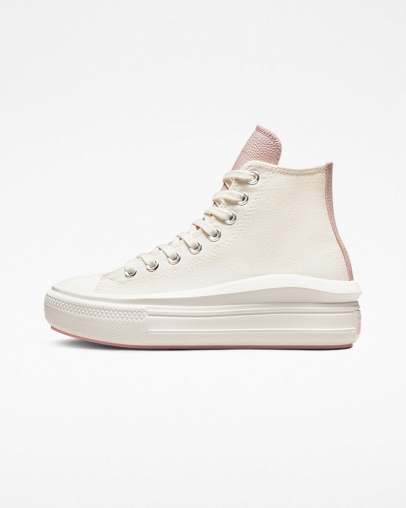 Converse Chuck Taylor All Star Move Plateforme Tonal Materials Rose | UR9380254