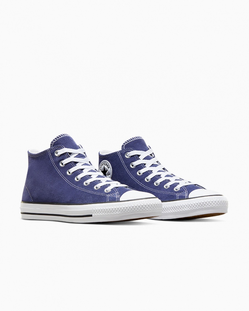 Converse Chuck Taylor All Star Pro Daim Bleu Blanche Noir | GD9135678