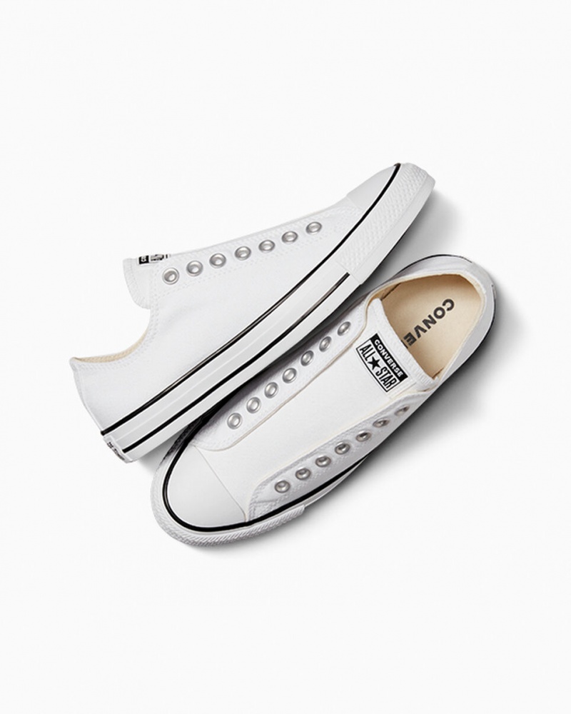 Converse Chuck Taylor All Star Slip Blanche Noir Blanche | TM4209683