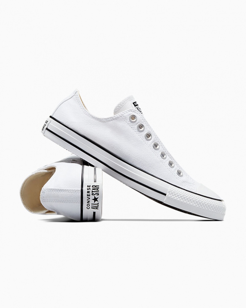 Converse Chuck Taylor All Star Slip Blanche Noir Blanche | TM4209683