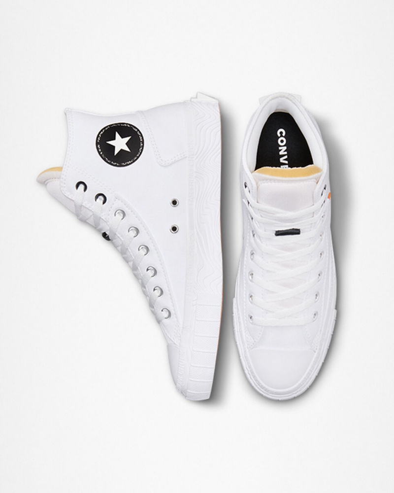 Converse Chuck Taylor Alt Star Tela Blanche Noir Blanche | ZF8972514