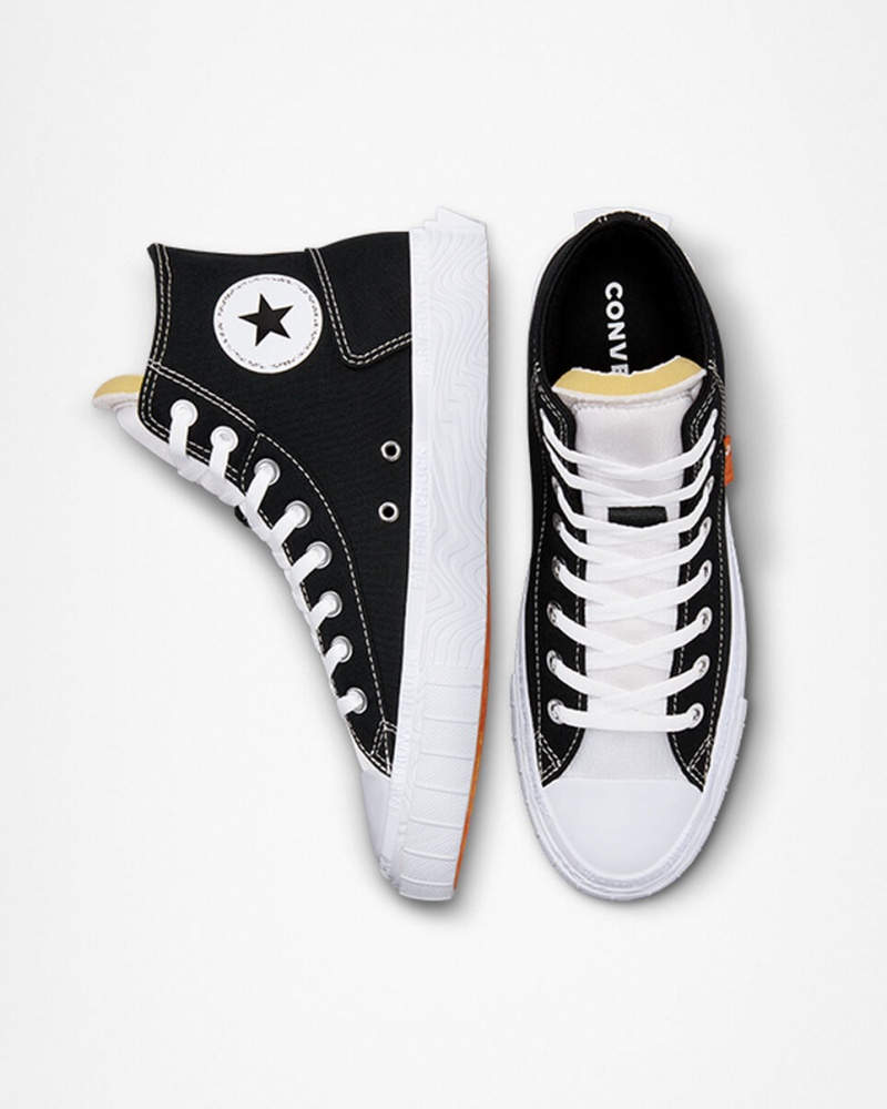 Converse Chuck Taylor Alt Star Tela Noir Blanche Blanche | SP2416703