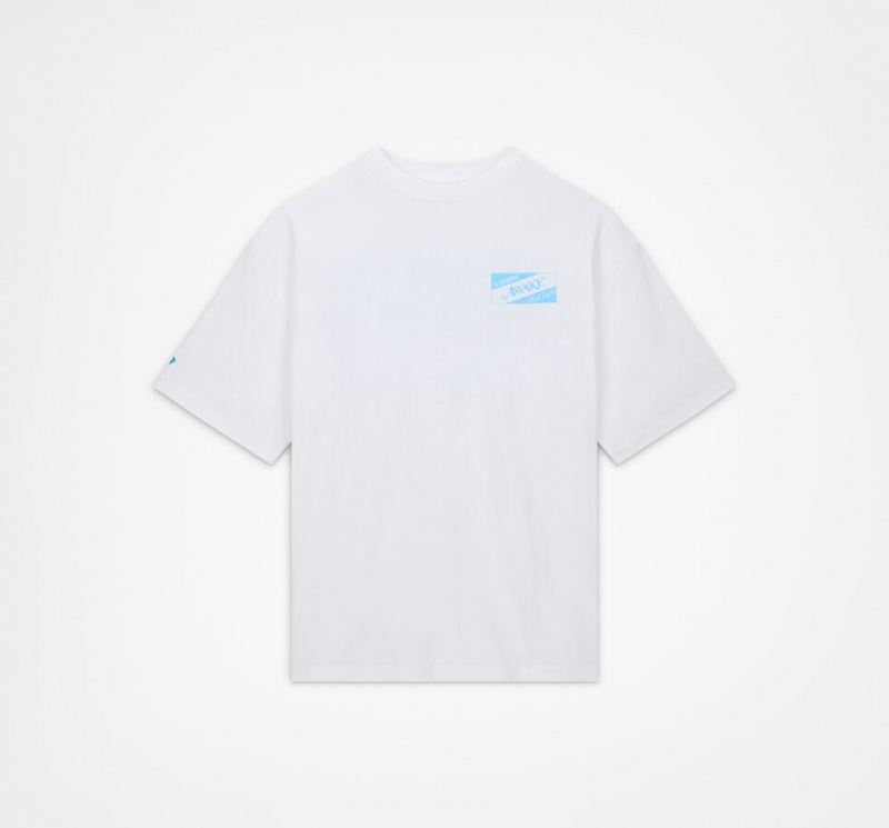 Converse Converse x Awake NY Jersey T-Shirt Blanche | EF3279685