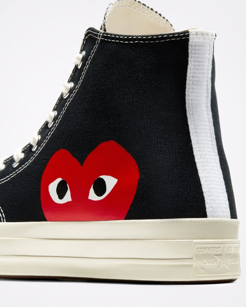 Converse Converse x Comme des Garçons PLAY Chuck 70 Noir Blanche Rouge | UF3815796