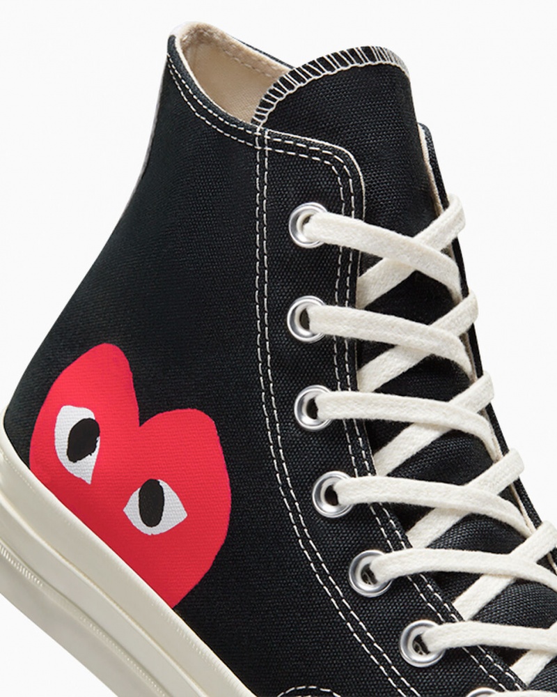 Converse Converse x Comme des Garçons PLAY Chuck 70 Noir Blanche Rouge | UF3815796