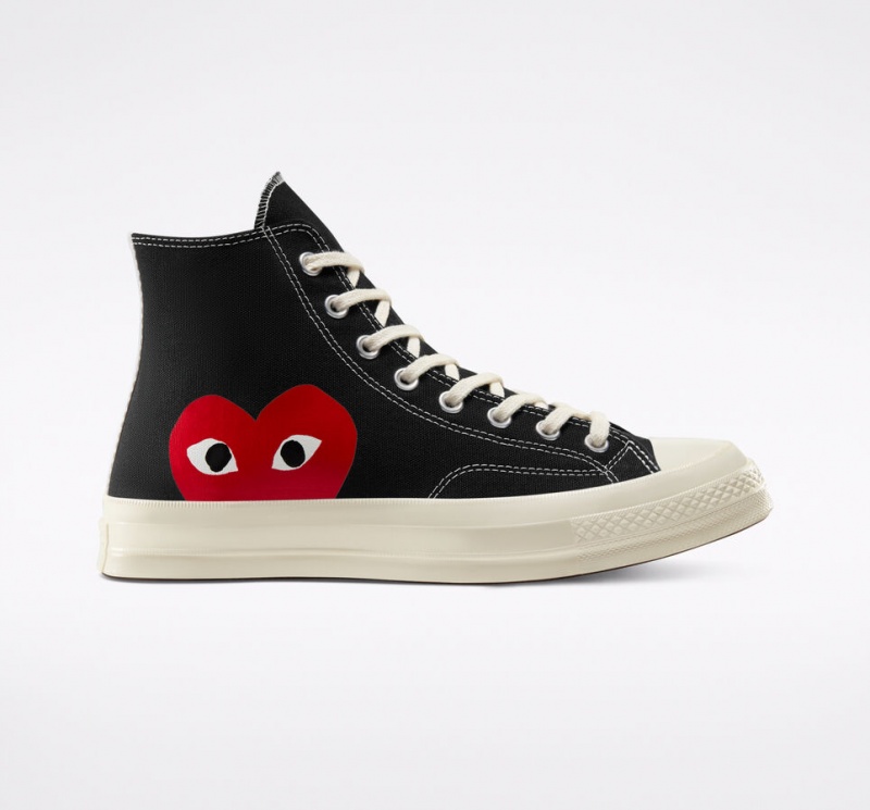 Converse Converse x Comme des Garçons PLAY Chuck 70 Noir Blanche Rouge | UF3815796