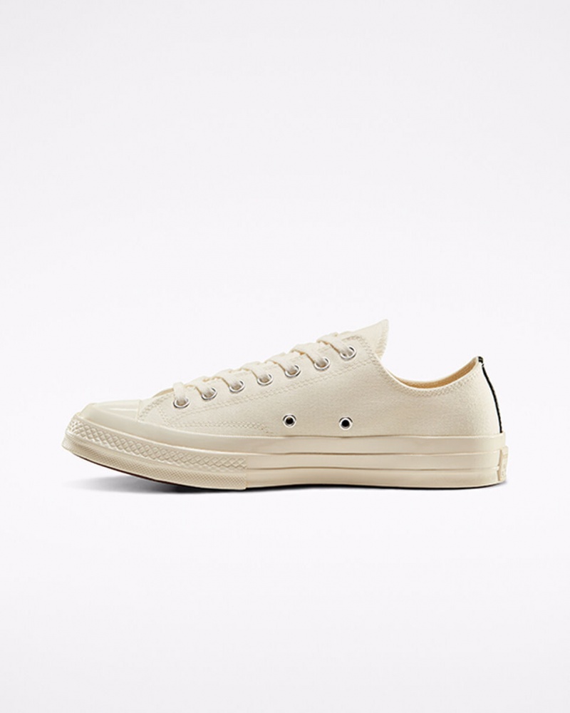 Converse Converse x Comme des Garçons PLAY Chuck 70 Blanche Rouge | TX6539248