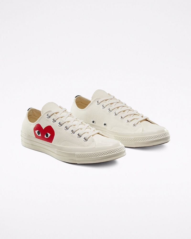 Converse Converse x Comme des Garçons PLAY Chuck 70 Blanche Rouge | TX6539248