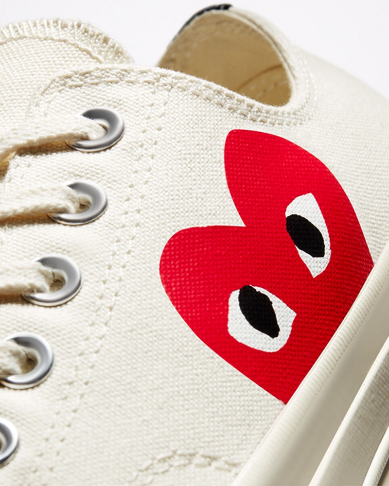 Converse Converse x Comme des Garçons PLAY Chuck 70 Blanche Rouge | TX6539248