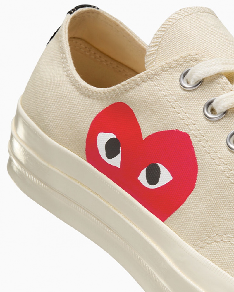 Converse Converse x Comme des Garçons PLAY Chuck 70 Blanche Rouge | TX6539248