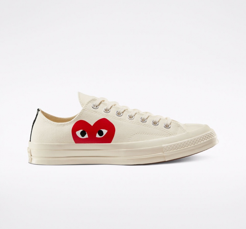 Converse Converse x Comme des Garçons PLAY Chuck 70 Blanche Rouge | TX6539248