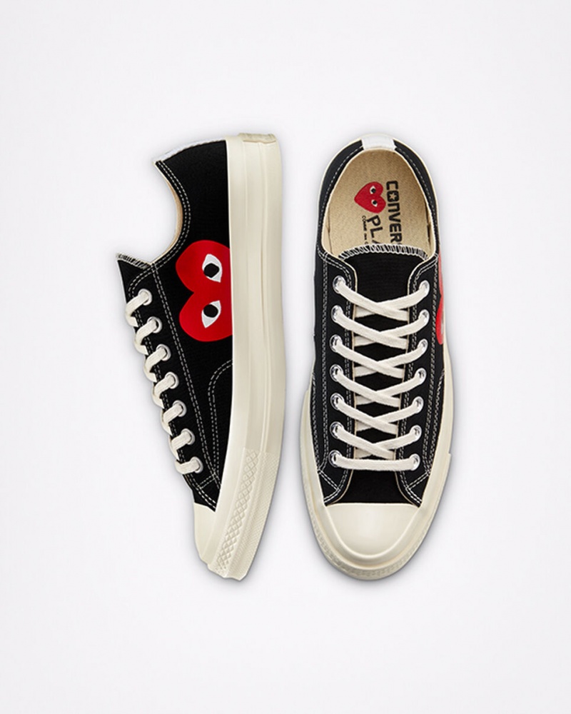 Converse Converse x Comme des Garçons PLAY Chuck 70 Noir Blanche Rouge | IK4970523