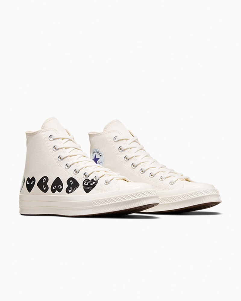 Converse Converse x Comme des Garçons PLAY Chuck 70 Multi Heart Noir | JB9580467