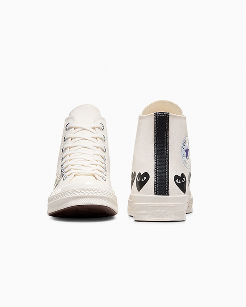 Converse Converse x Comme des Garçons PLAY Chuck 70 Multi Heart Noir | JB9580467