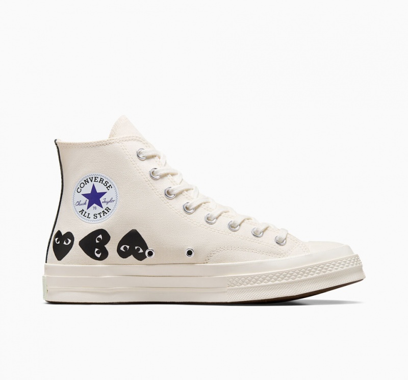 Converse Converse x Comme des Garçons PLAY Chuck 70 Multi Heart Noir | JB9580467