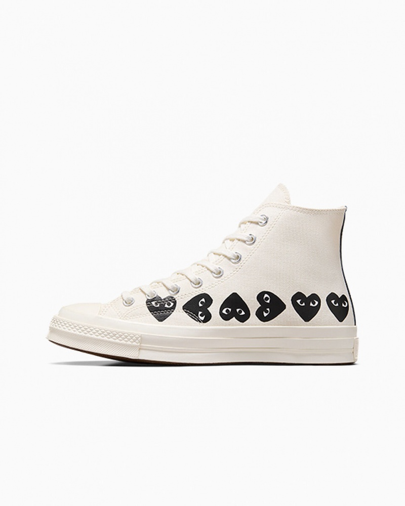 Converse Converse x Comme des Garçons PLAY Chuck 70 Multi Heart Noir | VX1840375