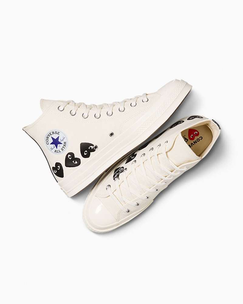 Converse Converse x Comme des Garçons PLAY Chuck 70 Multi Heart Noir | VX1840375