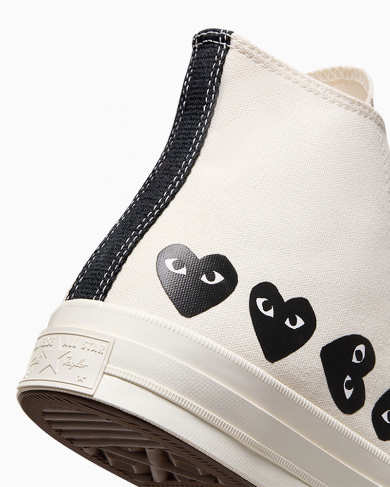 Converse Converse x Comme des Garçons PLAY Chuck 70 Multi Heart Noir | VX1840375