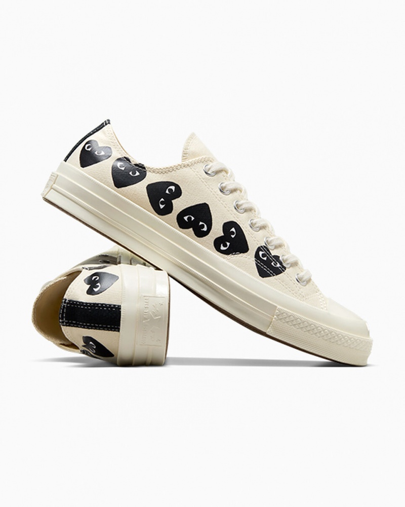 Converse Converse x Comme des Garçons PLAY Chuck 70 Multi Heart Noir | LZ4371958