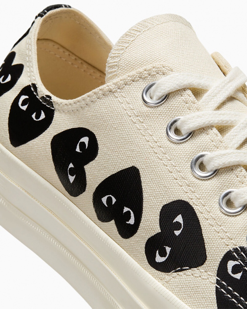 Converse Converse x Comme des Garçons PLAY Chuck 70 Multi Heart Noir | LZ4371958