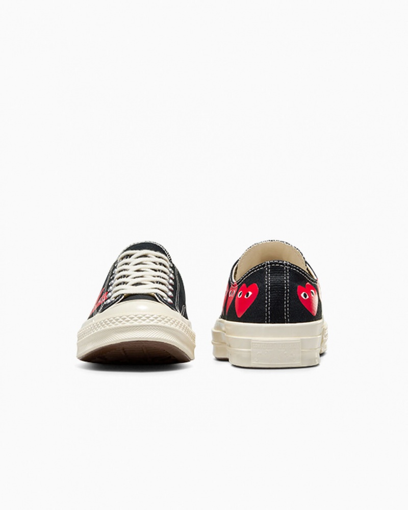 Converse Converse x Comme des Garçons PLAY Chuck 70 Multi Heart Noir Rouge | PJ3520468