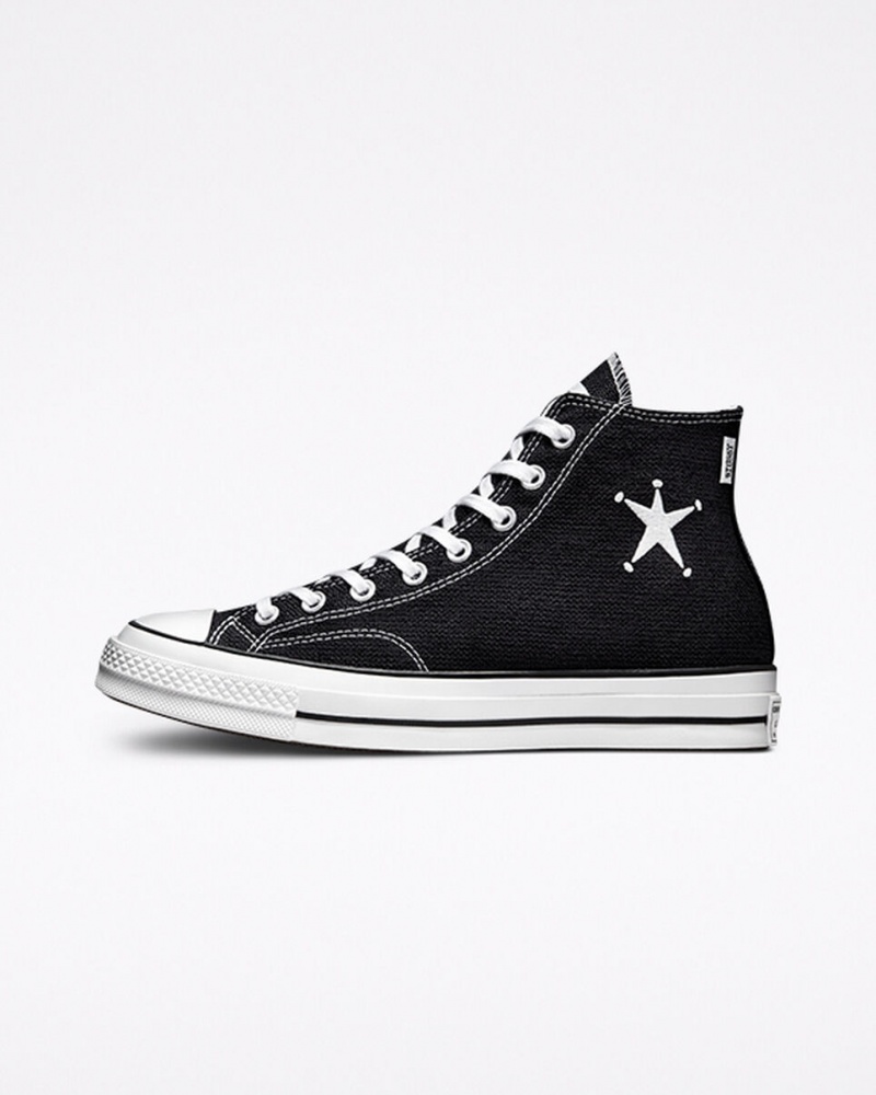 Converse Converse x Stüssy Chuck 70 Noir Blanche Noir | IE3864759