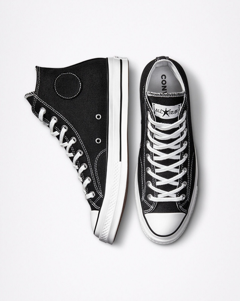 Converse Converse x Stüssy Chuck 70 Noir Blanche Noir | IE3864759