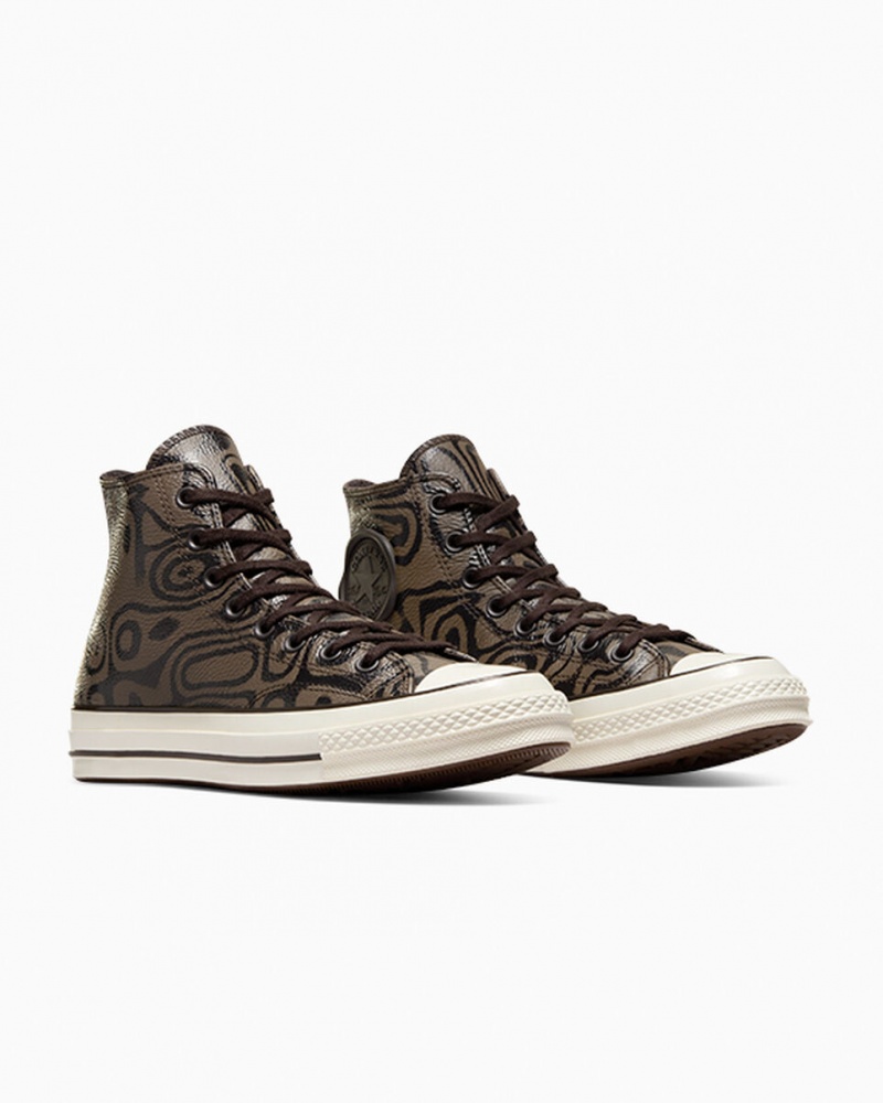 Converse Converse x Wonka Chuck 70 Chocolate Swirl Marron | CG0647523