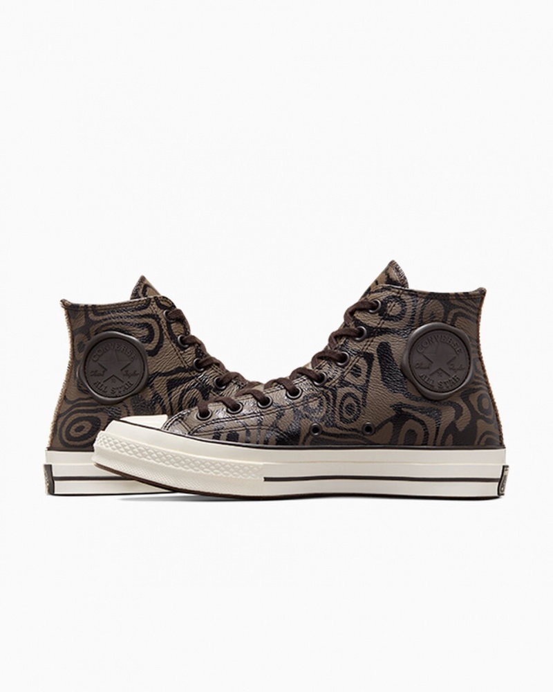 Converse Converse x Wonka Chuck 70 Chocolate Swirl Marron | CG0647523